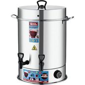 Warm Wasser İnox Siyah 40 Bardak Çelik Çay Otomatı Çay Makinesi