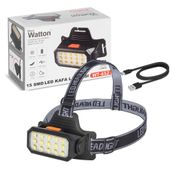 Watton WT-652 Sarı Beyaz Şarjlı Kafa Lambası