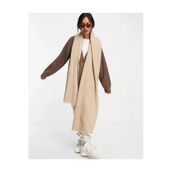 Wearflawless Unisex Sade Kalın Yumuşak Bej Atkı