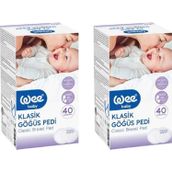 Wee Baby 2x40 Adet Klasik Göğüs Pedi