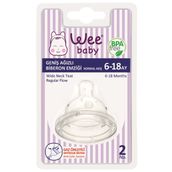 Wee Baby Geniş Ağızlı Biberon Emziği No:2 853