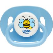 Wee Baby No:1 Mavi Oval Gövdeli Yuvarlak Uçlu Emzik