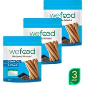Wefood glutensiz Grissini Çörekotu & Chia 40 g 3'lü - 40 gr