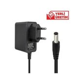 Weko 12V 1A 10W Plastik Kasa 5.5x2.5 Uçlu Priz Tipi Adaptör