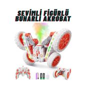 welcomein Oyuncak 2.4 Ghz Uzaktan Kumandalı Şarjlı Buhar Atan Akrobat Araba Batman Joker