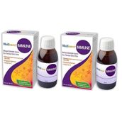 Wellcare Immune Afrika Sardunyası Propolis Vitamin C 2x150 ml Şurup