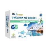 Wellcare Uniq Dha 750 Omega 3 30 Kapsül Balık Yağı