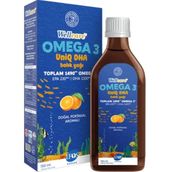 Wellcare Uniq DHA Omega 3 Doğal Portakal Aromalı 150 ml Yetişkinler İçin Şurup Balık Yağı