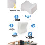 Wellgro Ortopedik Hamile Destek Yastığı Bacak Arası Yastık Hamile Yastığı, Yan Yatış Yastığı