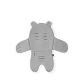 Wellgro Teddy Bear Çok Fonksiyonlu Penye Ped Ve Bebek Arabası Minderi - Gri