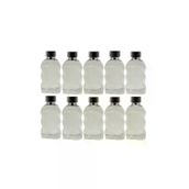 wellLine 10 Adet 50Ml Çok Amaçlı Pet Şişe Sızdırmaz Siyah Kapak Kolonya Ve Koku Şişesi 10X50Ml 86974317132879
