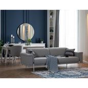 Weltew Home Alaçatı Koltuk Takımı 3+3+1+1 - Gri - Antrasit