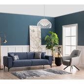 Weltew Home Stil Koltuk Takımı 3+1 Gri - Mavi - Mavi - Gri