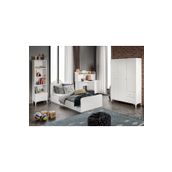 WENCE Akasya Modern Genç Odası Takımı Beyaz - 4 Parçalı Ve Tamamı 1. Kalite Mdf