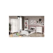 WENCE Hayal Modern Genç Odası Takımı Beyaz 4 Parçalı ve Tamamı 1. Kalite Mdf