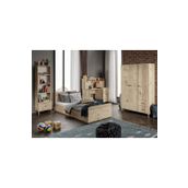 WENCE Modern Genç Odası Takımı Meşe - 4 Parçalı Ve Tamamı 1. Kalite Mdf