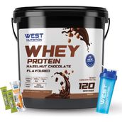 West Nutrition Whey Protein Tozu 3600 Gr 120 Servis - Fındıklı Çikolata
