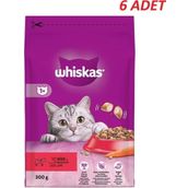 Whiskas Biftekli Havuçlu 6x300 gr Kuru Kedi Maması
