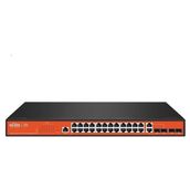 Wi Tek WI-PCMS328GF 24 Port Gigabit Full Poe 4 Port SFP 370 W Yönetilebilir PoE Switch