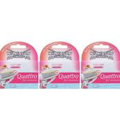 Wilkinson Sword 3 Adet Yedek Başlık Quattro Kadın Tıraş Bıçağı