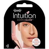 Wilkinson Sword Intuition Dermaglow Kadın Yüz Usturası 3 Yedek Başlığı