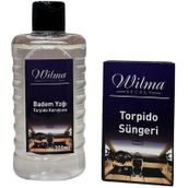 Wilma Secret Torpido Koruyucu 2'li Bakım Seti - Badem Yağı ve Torpido Süngeri
