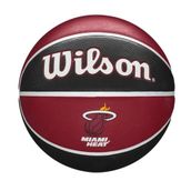 Wilson NBA Team Tribute Basketbol Topu Boyut 7-74 cm, Miami Heat