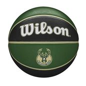 Wilson NBA Team Tribute Basketbol Topu Boyut 7-74 cm, Milwaukee Bucks