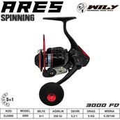 Wily Ares 3000 5+1 Bb Kırmızı Olta Makinası
