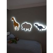 Windly Concept Zürafa Fil Dinozor Gece Lambası Çocuk Odası Bebek Odası Dekoratif Led Aydınlatma 40 cm 30 cm