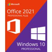 Windows 10 Pro Digital Key 1PC ve Office 2021 Pro Plus Digital Key 1PC Ofis Yazılım