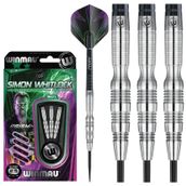 WINMAU Champions - Simon Whitlock 2: 24 g Profesyonel Wolfram Steeltip Dart Oku Seti, Kanatlı ve Saplı