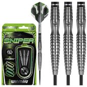 WINMAU Sniper 22 g profesyonel Wolfram çelik uçlu dart oku seti, kanat ve şaftlı