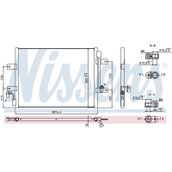 WISCO 51722816 Klima Radyatörü Mt 450X350X16 Mm Fiat Palio. Albea 1.3 Multıjet 02-