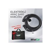 WiseCar Elektrikli Araç Şarj Kablosu Tip 2 - 3Faz, 32A , 22Kw, 5m