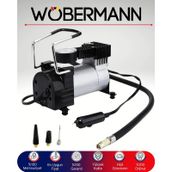 Wöbermann 150 Psı Metal Gövdeli Hava Kompresörü | Taşınabilir Oto Lastik Şişirme Pompası | 12V Çakmak Girişli