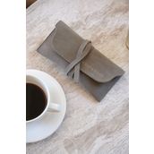 WOLF & ROCK Wolf&Rock Tasarım Nubuk Deri Gözlük Kılıfı/Kabı
