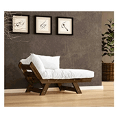 Woodesk CPT8131-140 Kırık Beyaz Adalar Masif Ceviz Berjer