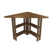 Woodface Best Ceviz Doğal Ahşap Köşe Çalışma Masası