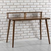 Woodface Kelly Ceviz Doğal Ahşap Çalışma Masası