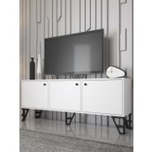 Wood'n Love Bello 160 cm Beyaz-Siyah Tv Ünitesi