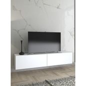 Wood'n Love Toprak 150 cm Beyaz-Siyah Tv Ünitesi