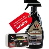 Wörf Oto Torpido Parlatıcı Bakım Sütü 500 ml & Parlatıcı Sünger Hediyeli