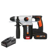 Worx WX380.9C 20 Volt 2.0 Ah 2.2J Li-Ion Tek Akülü Şarjlı Profesyonel SDS-Plus Pnömatik Kırıcı Delici