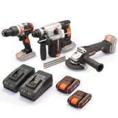 Worx WXKS6 WX354.9+WX380.9+WX812.9+W20V/2Ah Pro Kombo Set