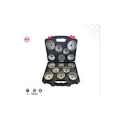 WOSSEN 41600 1/2 15 Parça Tas Tipi Yağ Filtre Sökme Seti Takımı