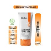 Wou World Of Unique Wou Leke Karşıtı Yüksek Koruma SPF 50+ 50 ml Güneş Kremi