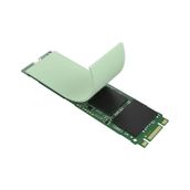 Wozlo 0.5MMX22X70MM Termal Pad M2 SSD Ngff Nvme 2280 Chipset Soğutucu - 7X2CM - Yeşil - 6W/MK