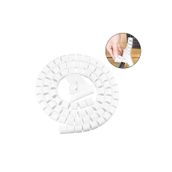 Wozlo Spiral Kablo Toplayıcı ve Düzenleyici Organizer 28MM - Beyaz - 1.5 M