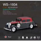 WS1934 Klasik Araba Şarjlı Bluetooth Hoparlör Ses Speaker Müzik Çalar Subwoofer Fm Radyo Sd Kart USB